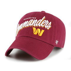 NFL Washington Commanders '47 Women's Ariana Clean Up Adjustable Hat
