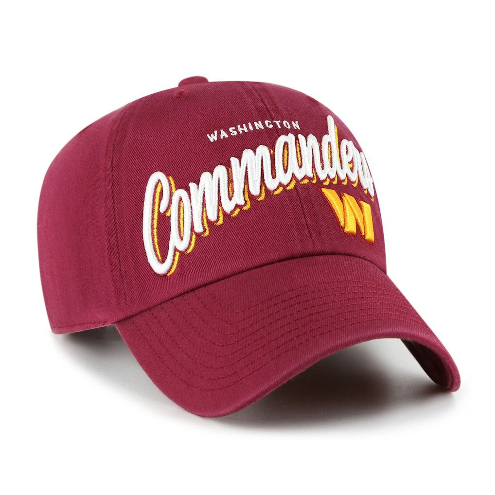 NFL Washington Commanders '47 Women's Ariana Clean Up Adjustable Hat
