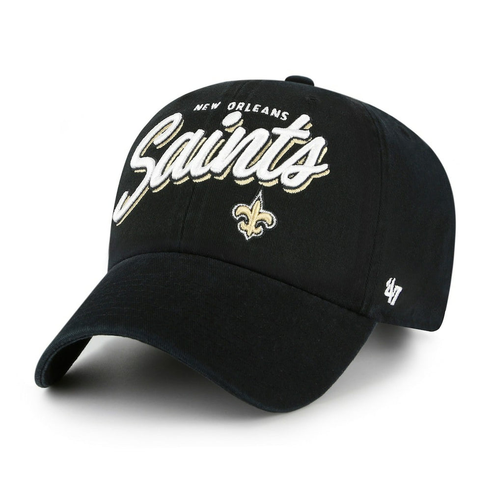 NFL New Orleans Saints '47 Women's Ariana Clean Up Adjustable Hat