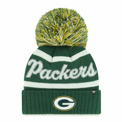 NFL Green Bay Packers '47 Women's Spirited Cuffed Knit Hat with Pom
