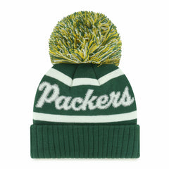 NFL Green Bay Packers '47 Women's Spirited Cuffed Knit Hat with Pom