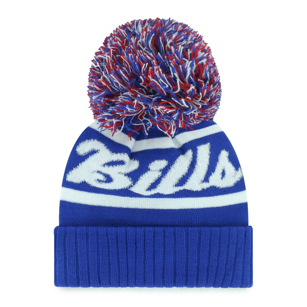 NFL Buffalo Bills '47 Women's Spirited Cuffed Knit Hat with Pom