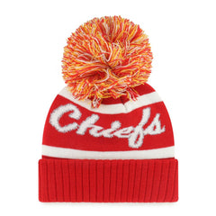 NFL Kansas City Chiefs '47 Women's Spirited Cuffed Knit Hat with Pom