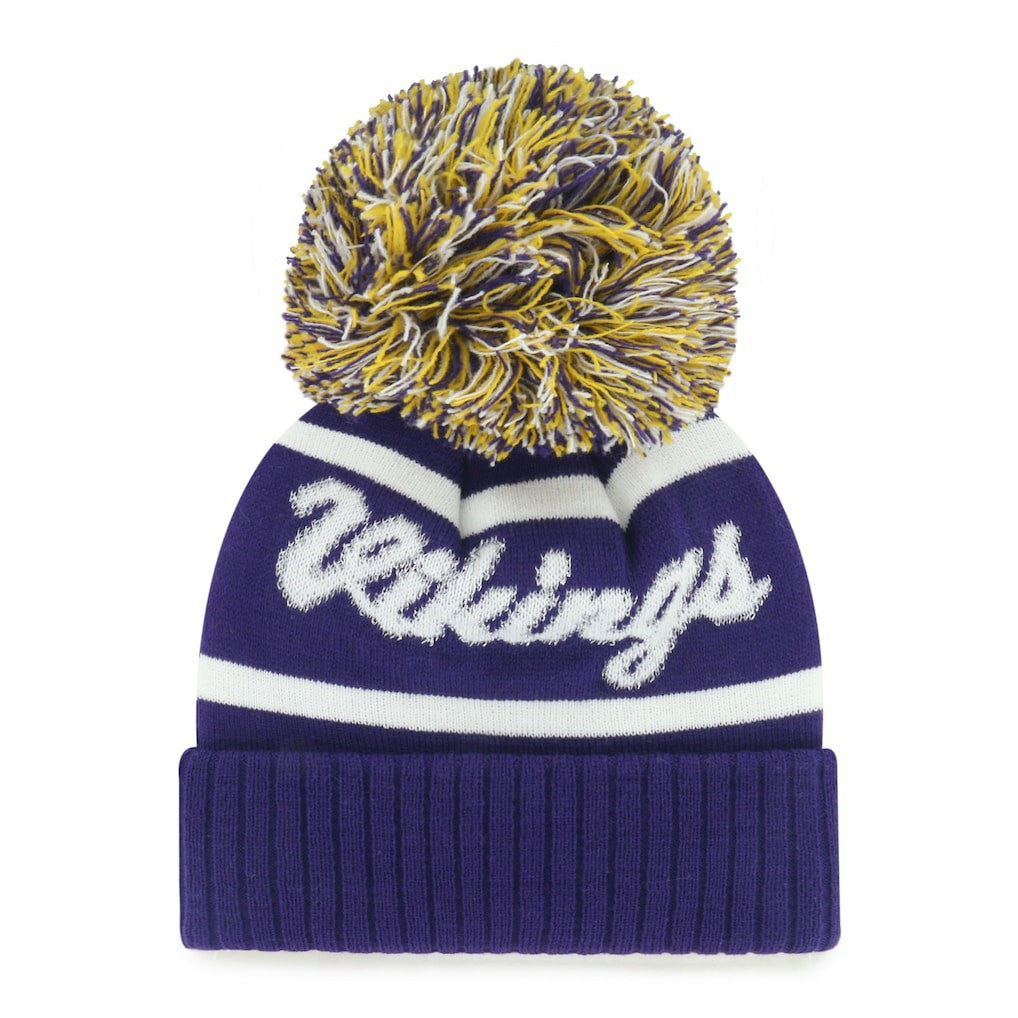 NFL Minnesota Vikings '47 Women's Spirited Cuffed Knit Hat with Pom