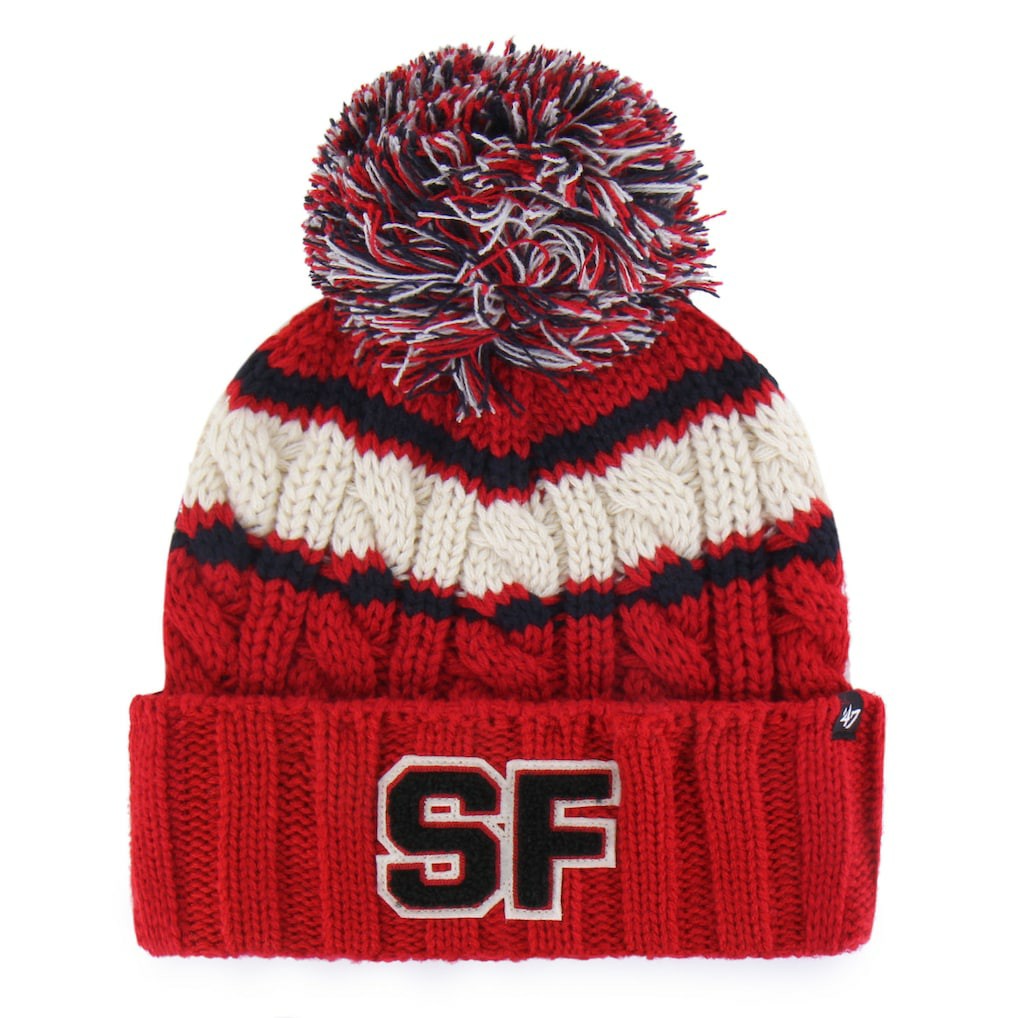 NFL San Francisco 49ers '47 Women's Emma Cuffed Knit Hat with Pom