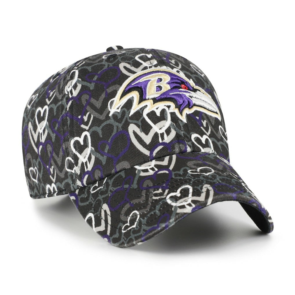 NFL Baltimore Ravens '47 Girls Youth Mural Clean Up Adjustable Hat