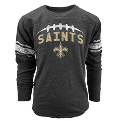 NFL New Orleans Saints Wes & Willy Youth Football Long Sleeve T-Shirt