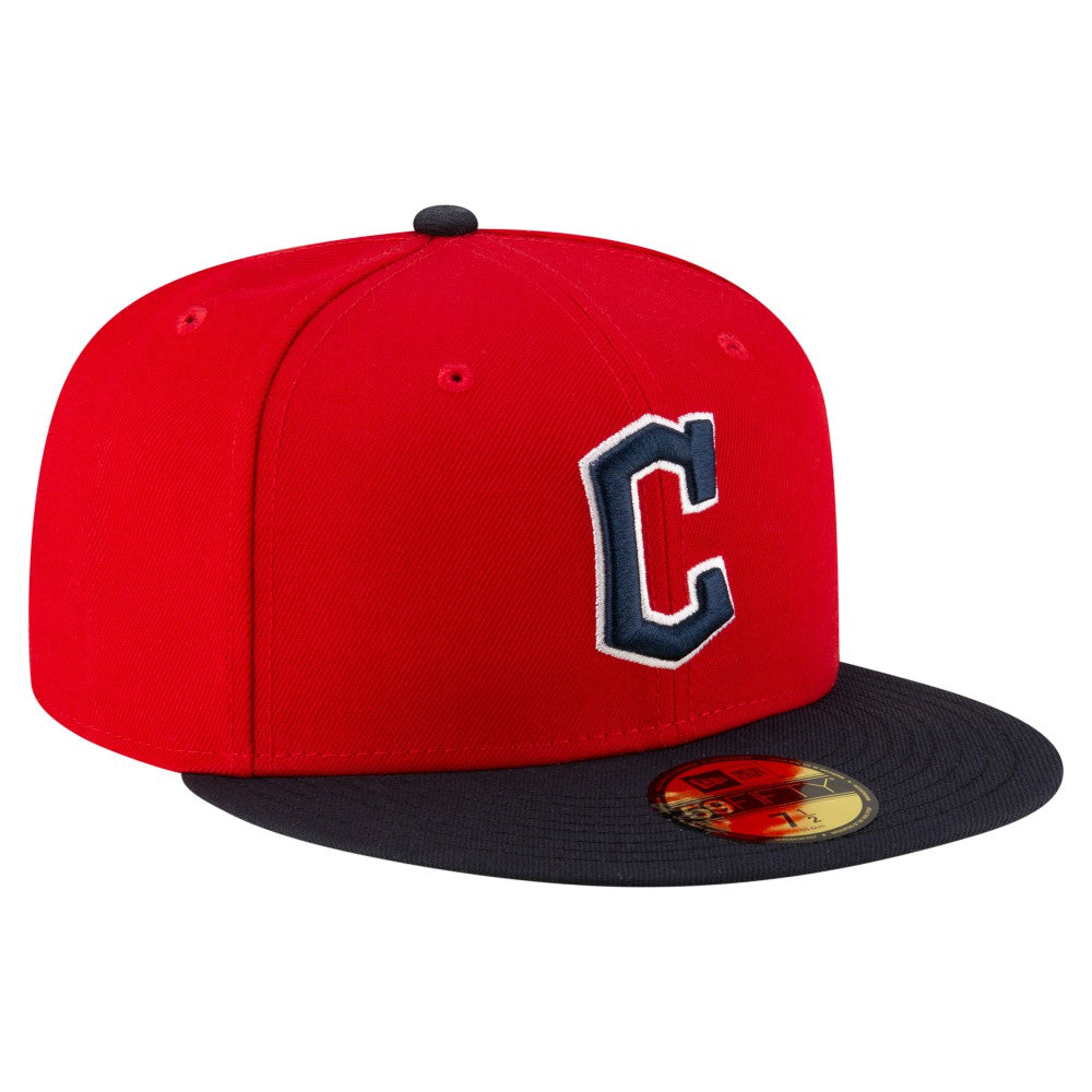 Cleveland Guardians  Authentic Collection On Field 59FIFTY Fitted Hat - Red/Black | New Era