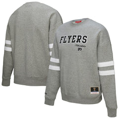 Philadelphia Flyers Mitchell & Ness Women's Logo Lightweight Pullover Sweatshirt