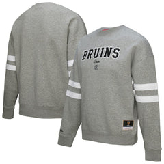 Boston Bruins Mitchell & Ness Women's Logo Lightweight Pullover Sweatshirt