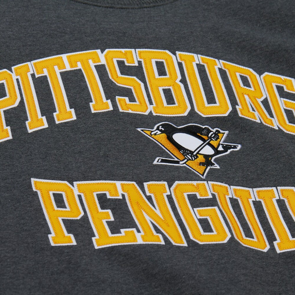Pittsburgh Penguins Mitchell & Ness Playoff Win Fleece Pullover Sweatshirt