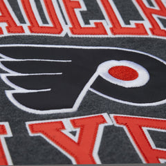 Philadelphia Flyers Mitchell & Ness Playoff Win Fleece Pullover Sweatshirt