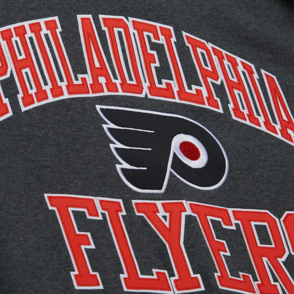 Philadelphia Flyers Mitchell & Ness Playoff Win Fleece Pullover Sweatshirt