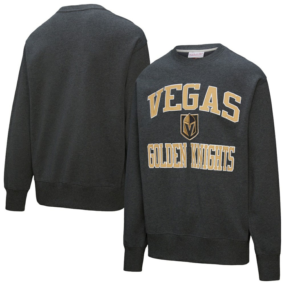 Vegas Golden Knights Mitchell & Ness Playoff Win Fleece Pullover Sweatshirt