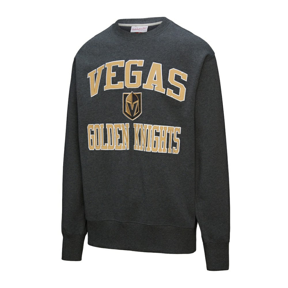 Vegas Golden Knights Mitchell & Ness Playoff Win Fleece Pullover Sweatshirt