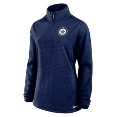 Winnipeg Jets Fanatics Women's Authentic Pro Rink Quarter-Zip Pullover