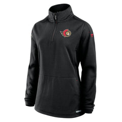 Ottawa Senators Fanatics Women's Authentic Pro Rink Quarter-Zip Pullover