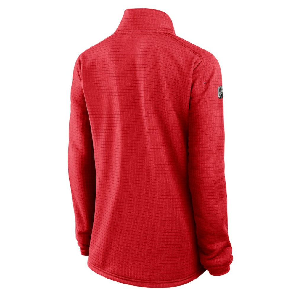 Calgary Flames Fanatics Women's Authentic Pro Rink Quarter-Zip Pullover