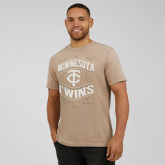 Minnesota Twins Darius Rucker Collection Sun Faded T-Shirt - Tan
