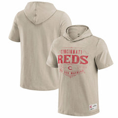 Cincinnati Reds Darius Rucker Collection Hooded T-Shirt - Tan