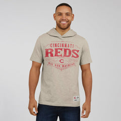 Cincinnati Reds Darius Rucker Collection Hooded T-Shirt - Tan