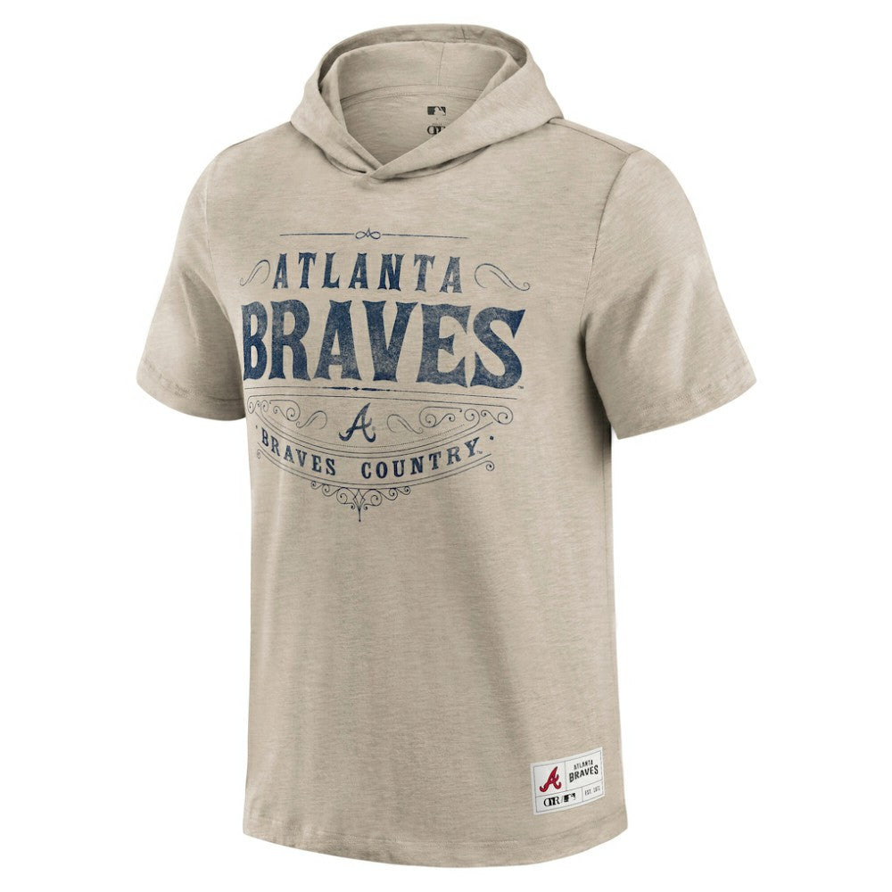 Atlanta Braves Darius Rucker Collection Hooded T-Shirt - Tan