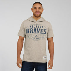 Atlanta Braves Darius Rucker Collection Hooded T-Shirt - Tan