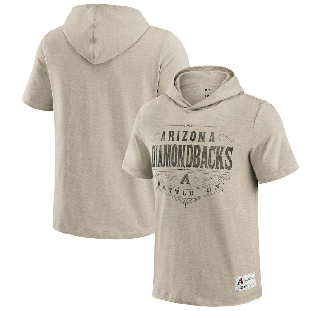 Arizona Diamondbacks Darius Rucker Collection Hooded T-Shirt - Tan