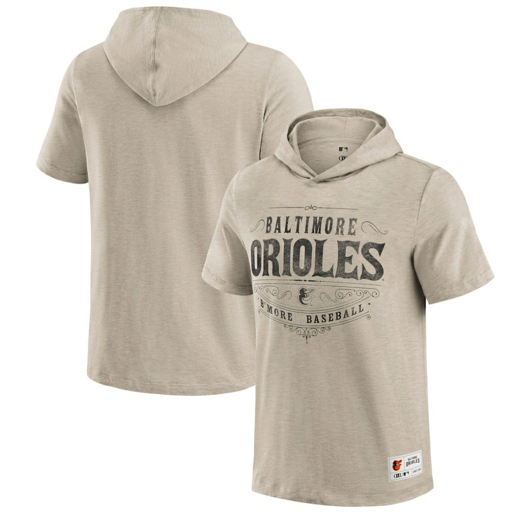Baltimore Orioles Darius Rucker Collection Hooded T-Shirt - Tan