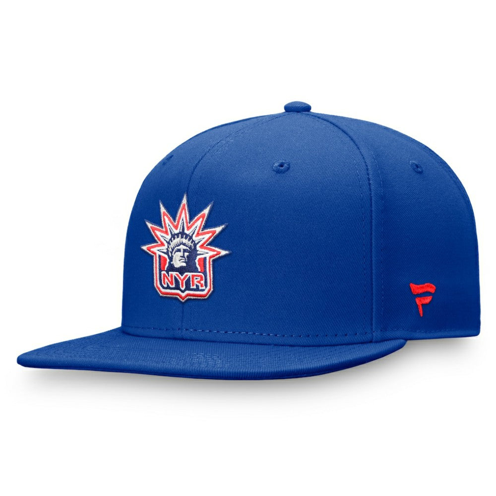 New York Rangers Fanatics Team Logo Fitted Hat