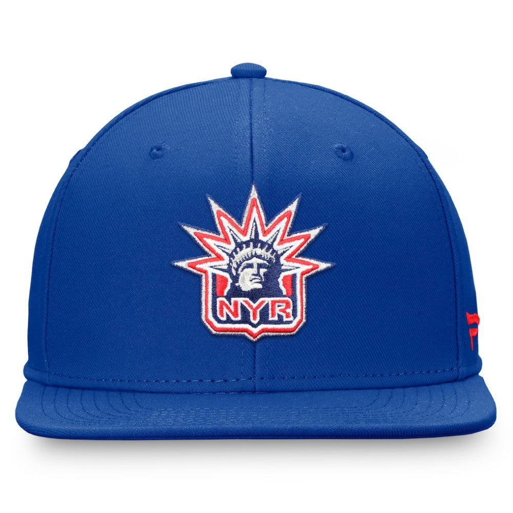 New York Rangers Fanatics Team Logo Fitted Hat