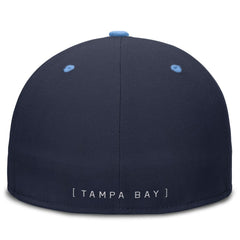Tampa Bay Rays  True Primetime Two-Tone Performance Fitted Hat - Navy/Light Blue | Nike