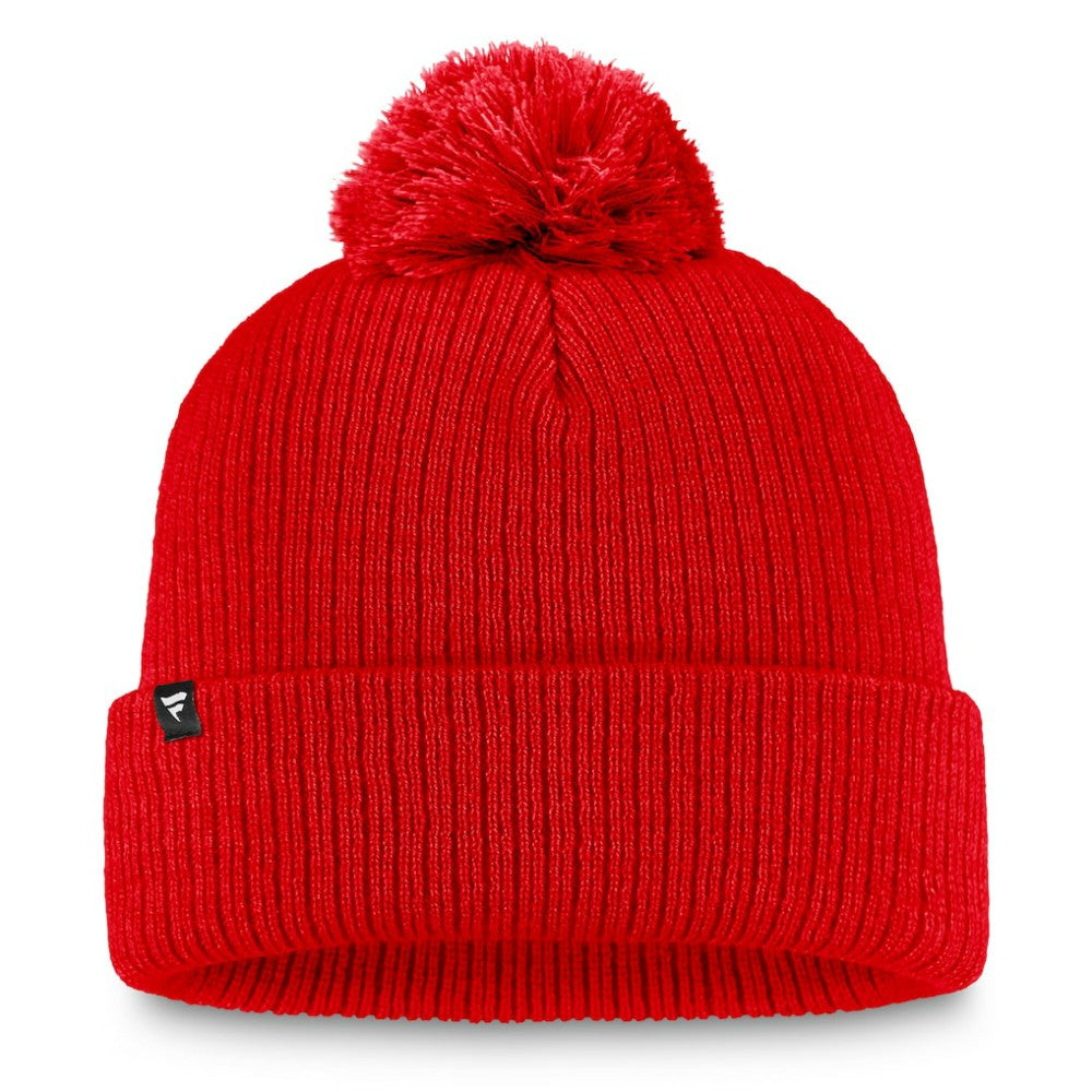 Calgary Flames Fanatics Women's Cuffed Knit Hat with Pom