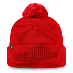 Calgary Flames Fanatics Women's Cuffed Knit Hat with Pom
