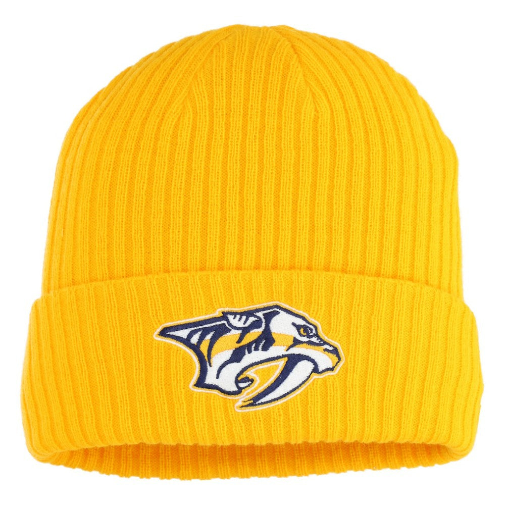 Nashville Predators Fanatics Logo Cuffed Knit Hat