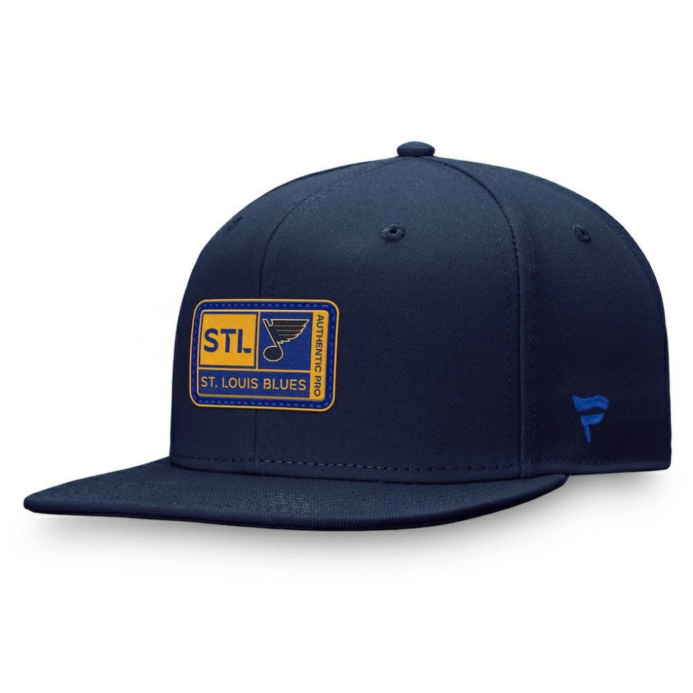 St. Louis Blues Fanatics Authentic Pro Training Camp Snapback Hat