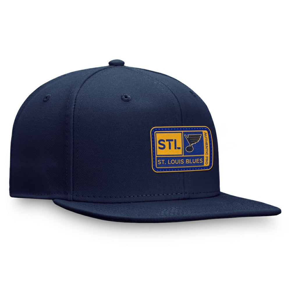 St. Louis Blues Fanatics Authentic Pro Training Camp Snapback Hat