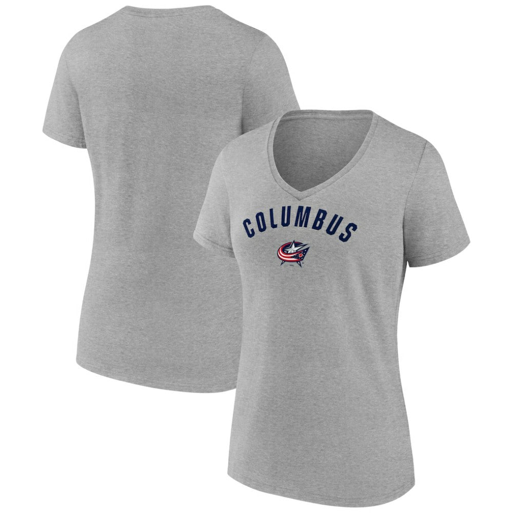 Columbus Blue Jackets Fanatics Women's V-Neck T-Shirt