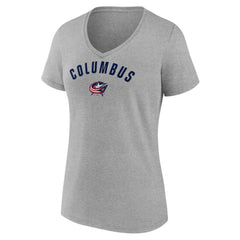 Columbus Blue Jackets Fanatics Women's V-Neck T-Shirt