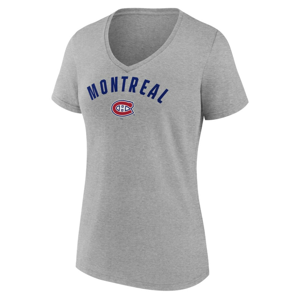 Montreal Canadiens Fanatics Women's V-Neck T-Shirt