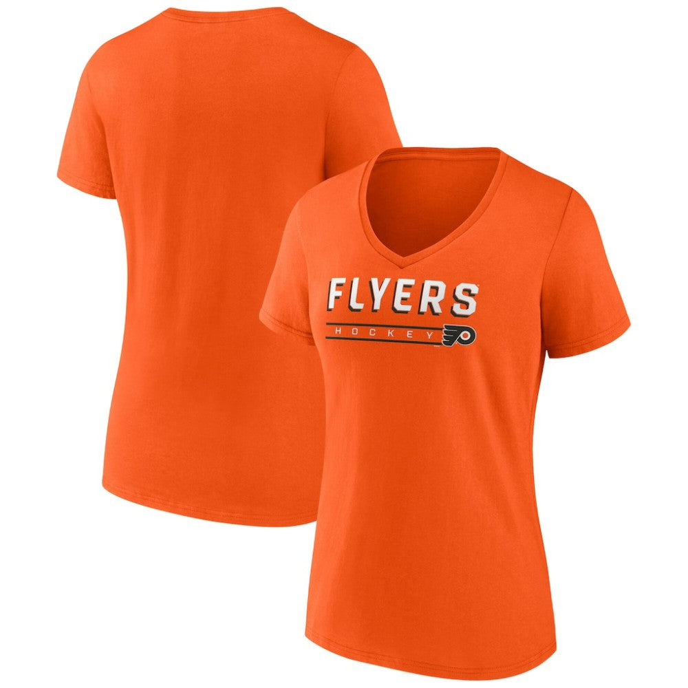 Philadelphia Flyers Fanatics Women's V-Neck T-Shirt