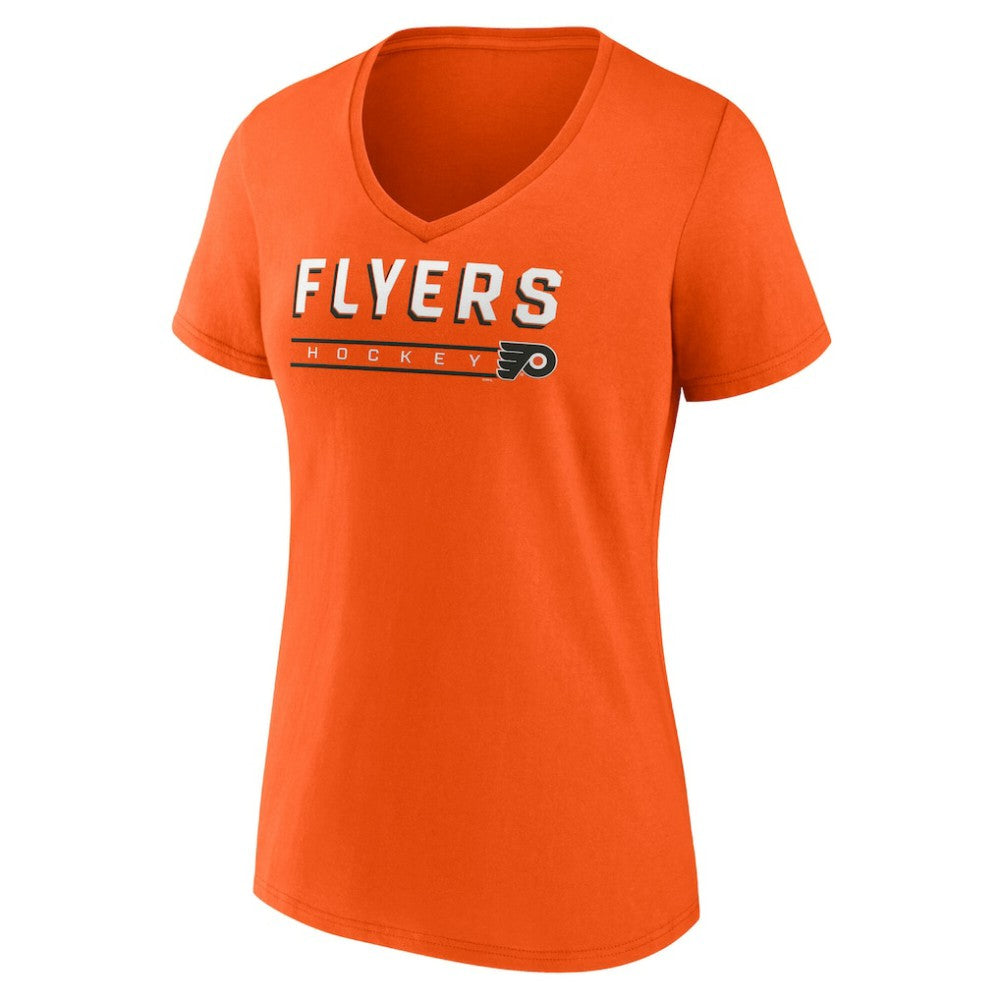 Philadelphia Flyers Fanatics Women's V-Neck T-Shirt