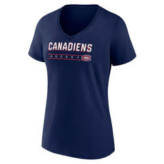 Montreal Canadiens Fanatics Women's V-Neck T-Shirt