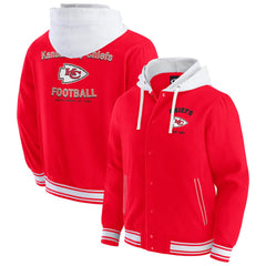 NFL Kansas City Chiefs Darius Rucker Collection Full-Snap Hoodie Jacket