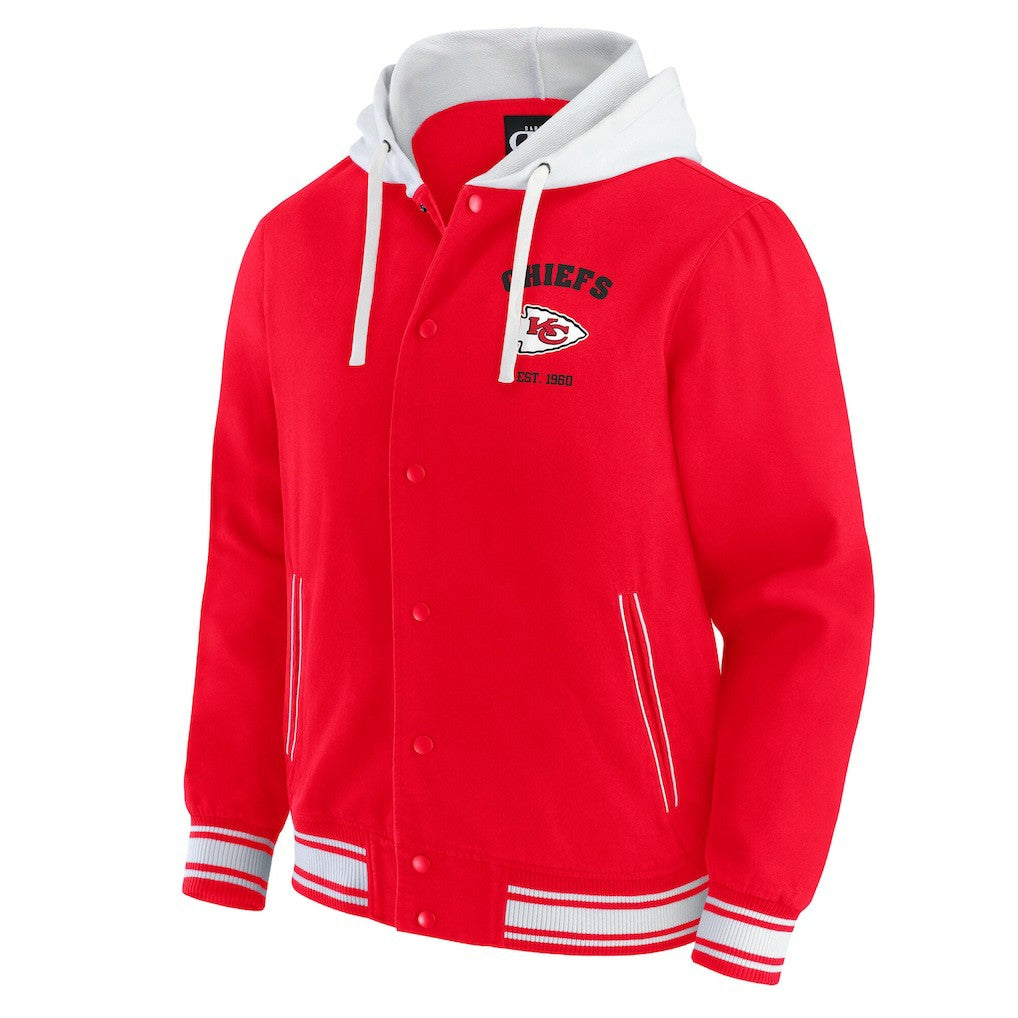 NFL Kansas City Chiefs Darius Rucker Collection Full-Snap Hoodie Jacket
