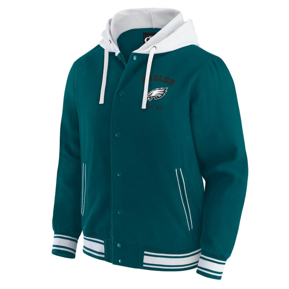 NFL Philadelphia Eagles Darius Rucker Collection Full-Snap Hoodie Jacket