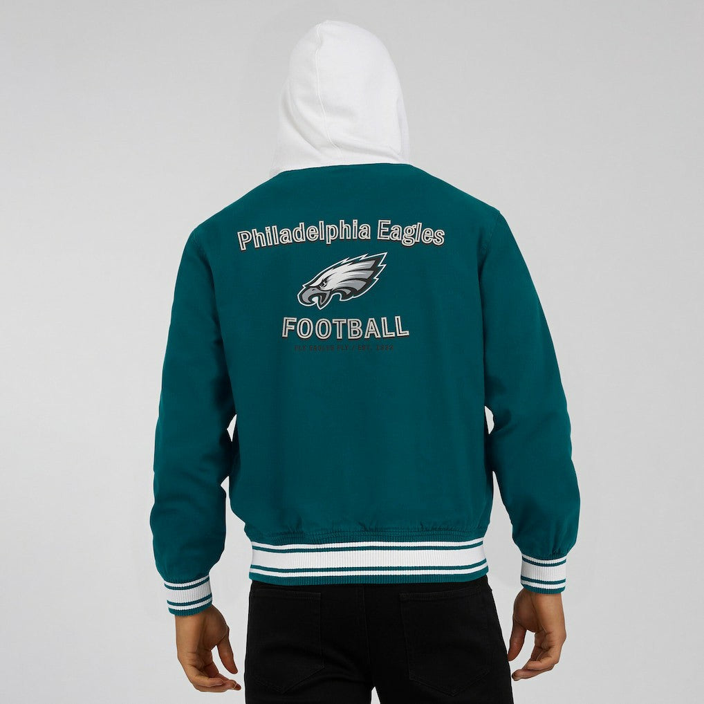 NFL Philadelphia Eagles Darius Rucker Collection Full-Snap Hoodie Jacket