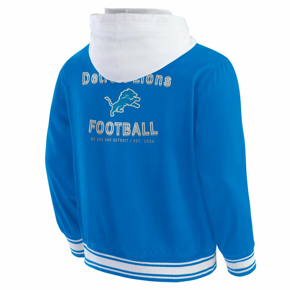 NFL Detroit Lions Darius Rucker Collection Full-Snap Hoodie Jacket