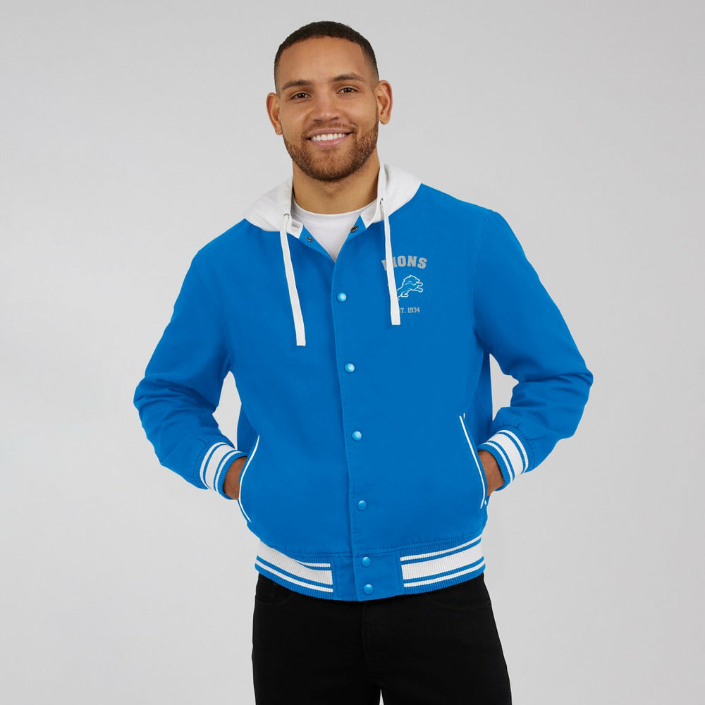 NFL Detroit Lions Darius Rucker Collection Full-Snap Hoodie Jacket