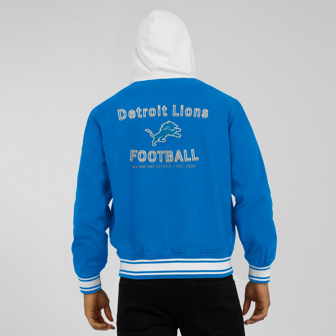NFL Detroit Lions Darius Rucker Collection Full-Snap Hoodie Jacket